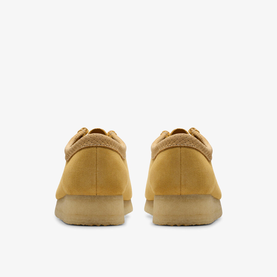 wallabee - goudbruin suède